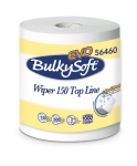 Bulkysoft 56460 White Wiper Roll EVO150  500 Sheets 3ply