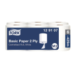 129107 Tork White Centrefeed Paper 2ply