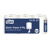 129107 Tork White Centrefeed Paper 2ply