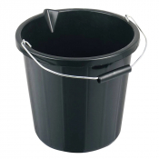 15ltr Black Builders Bucket