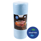 Smartora Microfibre Roll Blue 50 cloths 30 x 30cm
