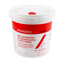 Rondex RX.190 Pre-Saturated Cloth Wipes - 400 Sheet