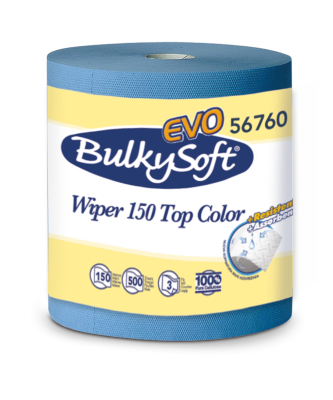 Bulkysoft 56760 Blue EVO150  500 Sheets 3ply