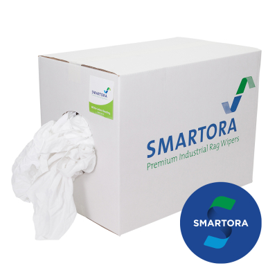 White Cotton Sheeting Wipers   - (3kg)